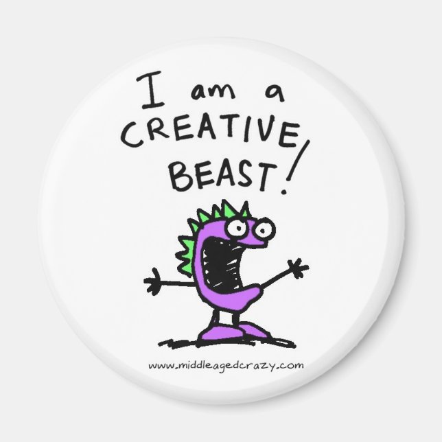 Íman iamabeast_logo (Frente)