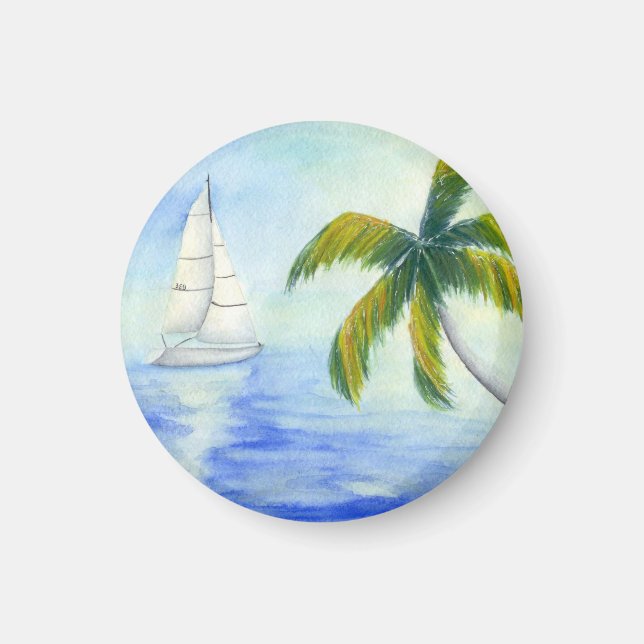 Íman Iate no mar Palma (Frente)