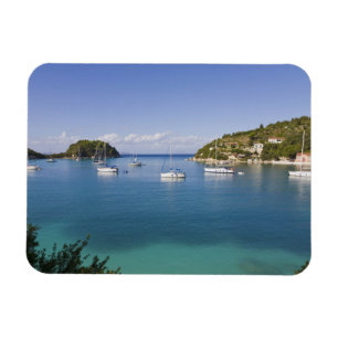 Íman Iates ancorados, Lakka, Paxos, Grécia