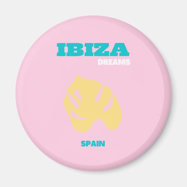 Íman Ibiza, Espanha de arte, pré-filmagem, rosa (Frente)