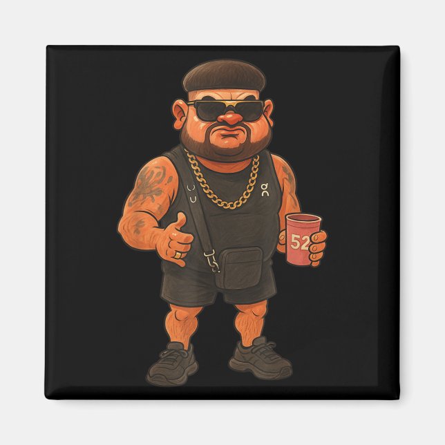 Íman Ibiza Final Boss Meme Engraçado Piadas de Corte de (Frente)