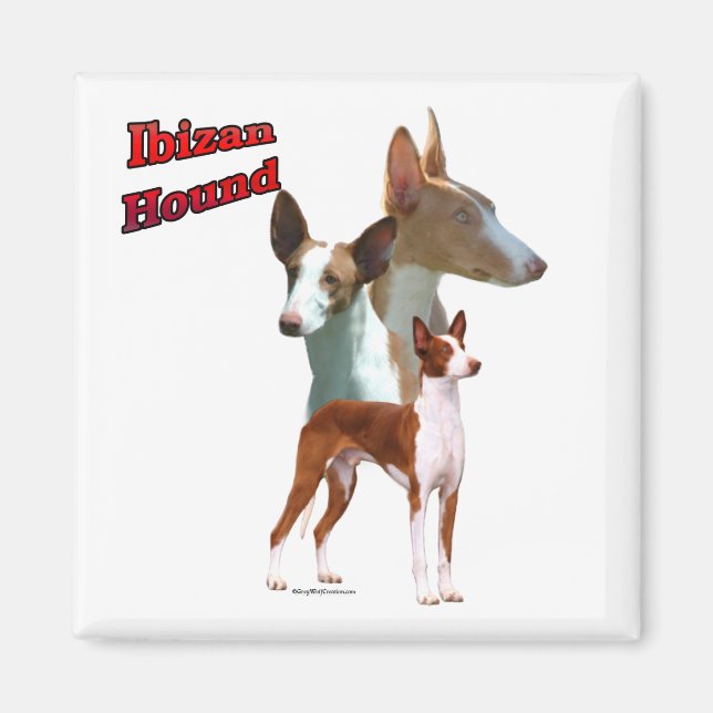 Íman Ibizan Hound Trio 2 - Magnet (Frente)