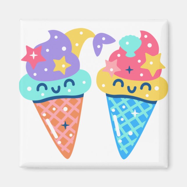 Íman Icecreame de Mermaid (Frente)