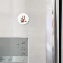 Íman Iced Coffee & Cat Art