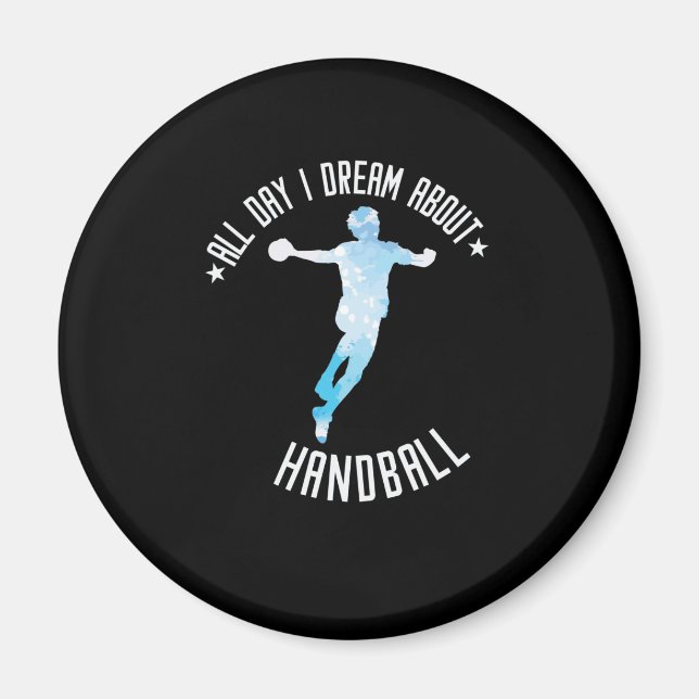 Íman Ich träume nur von Handball (Frente)
