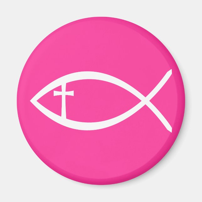 Íman Ichthus Christian Fish (Frente)