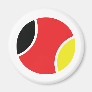 Íman ícone alemão da bola de tênis