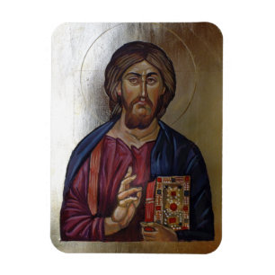 Íman Ícone bizantino do cristo Pantocrator