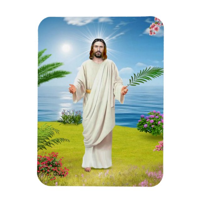 Íman ícone com a imagem de Jesus do Cristo (Vertical)