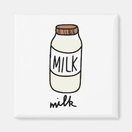 Íman Ícone da garrafa de leite