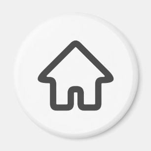 Íman Ícone de Arquitetura de Imóveis Casa