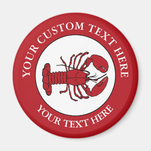 Íman Ícone de Logotipo de Texto Personalizado da Lagos