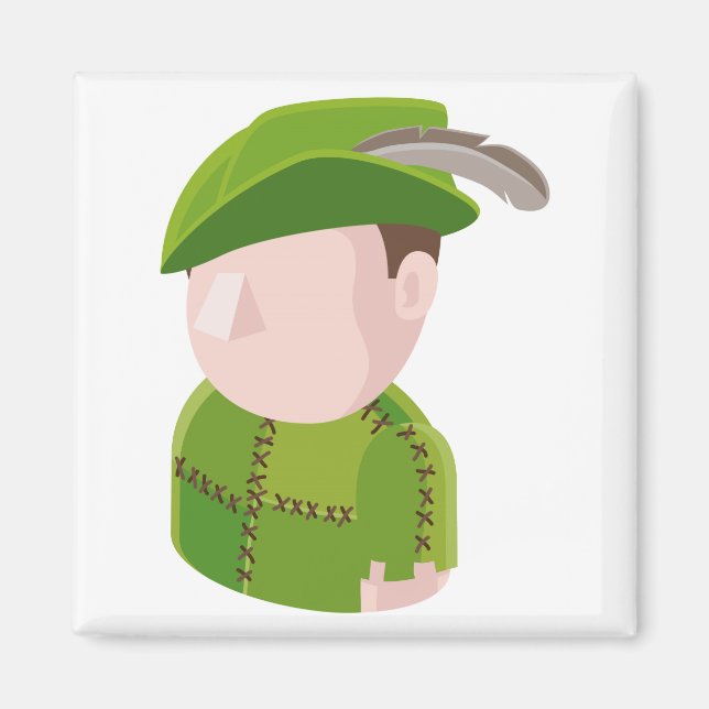 Íman Ícone de Pessoas de Avatar Externo (Frente)