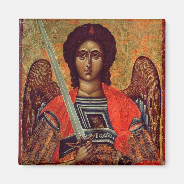 Íman Ícone do Angel Michael, grego, século 18 (Frente)