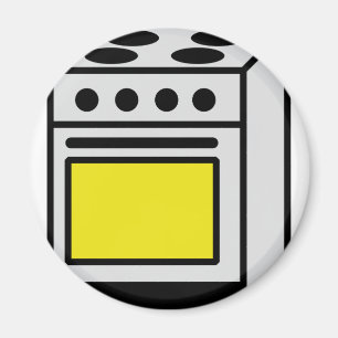 Íman ícone do fogão do forno da cozinha