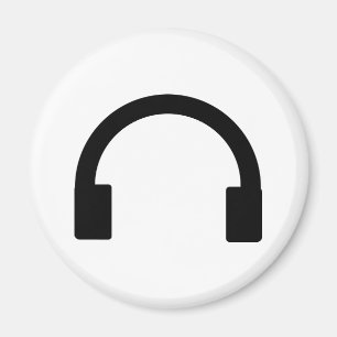 Íman ícone dos fones de ouvido