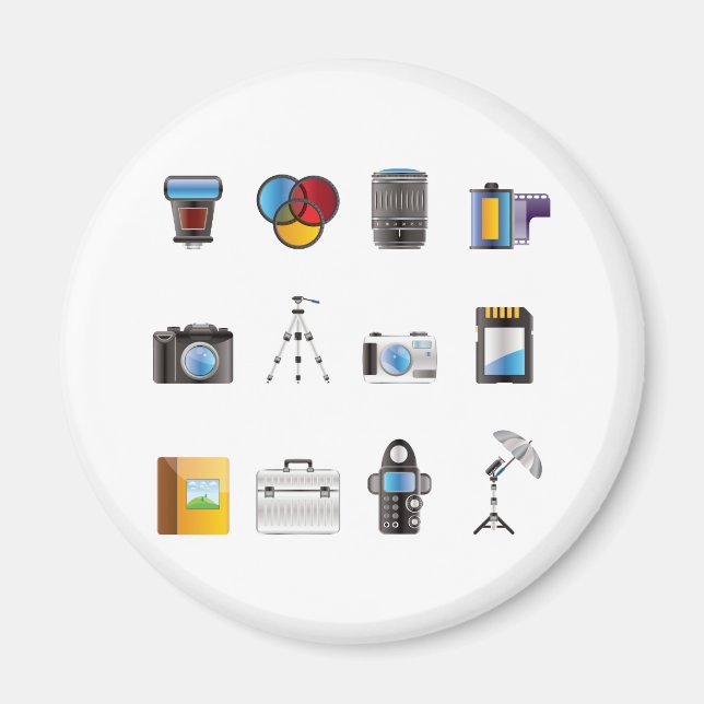 Íman Ícone Fotografia (Frente)