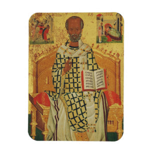 Íman Ícone Ortodoxo Bizantino de São Nicolau de Mira