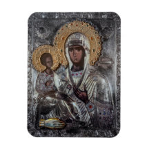 Ícone Religioso Virgem Maria de Três Mãos