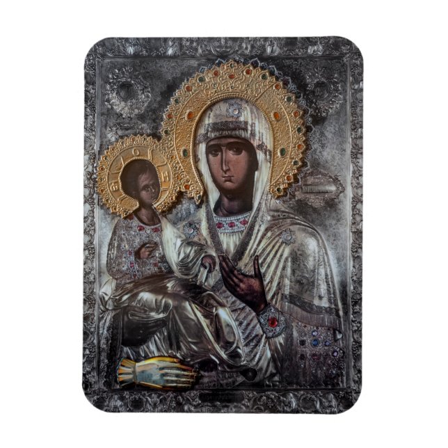 Íman Ícone Religioso Virgem Maria de Três Mãos (Vertical)