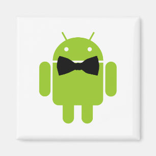 Íman Ícone Robot Android de Gravação de Arco Formal