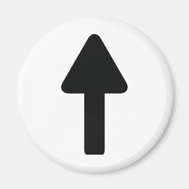 Íman ícone seta para cima (Frente)