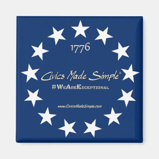 Íman Ícones Civis Fizeram Um Magneto Simples