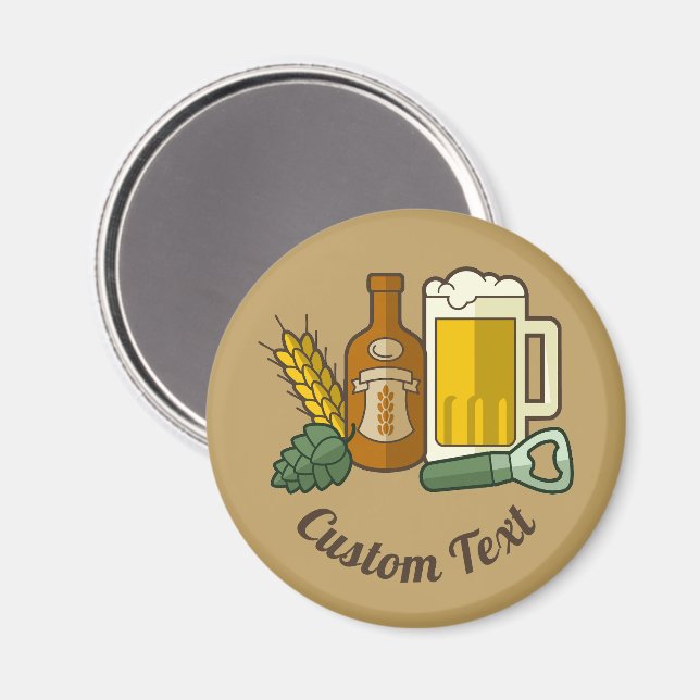 Íman Ícones de cerveja (Front/Back)