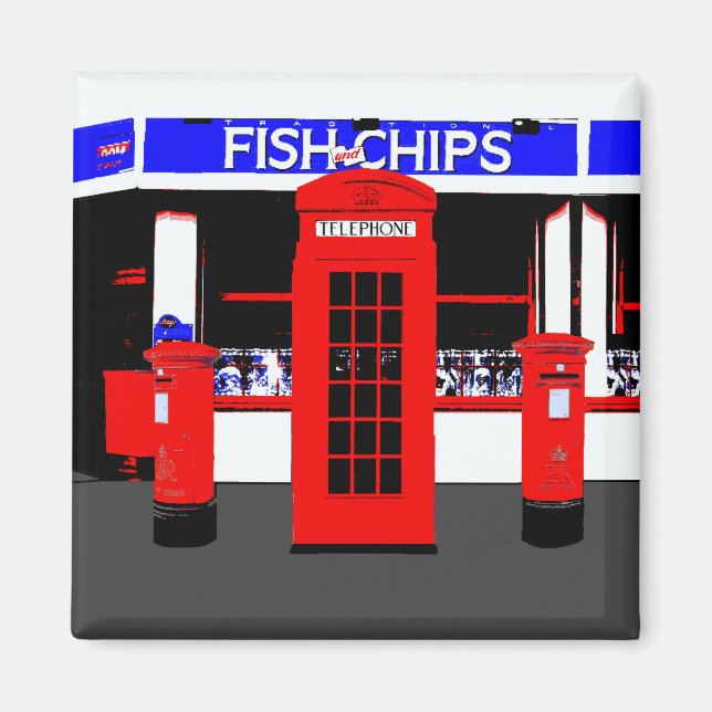 Íman Ícones Ingleses (Frente)