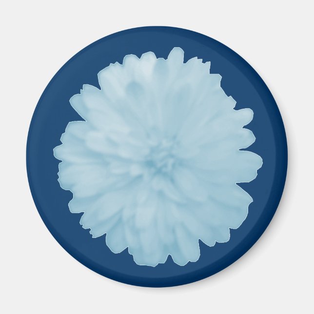 Íman Icy Blue Marigold Magnet (Frente)