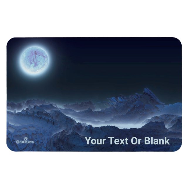 Íman Icy Planet, Lua Congelada (Horizontal)