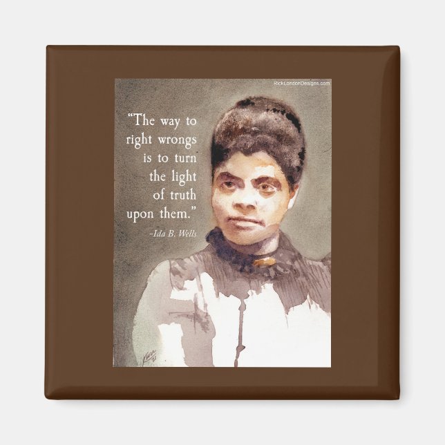 Íman Ida B Wells E Citação "Verdade" (Frente)