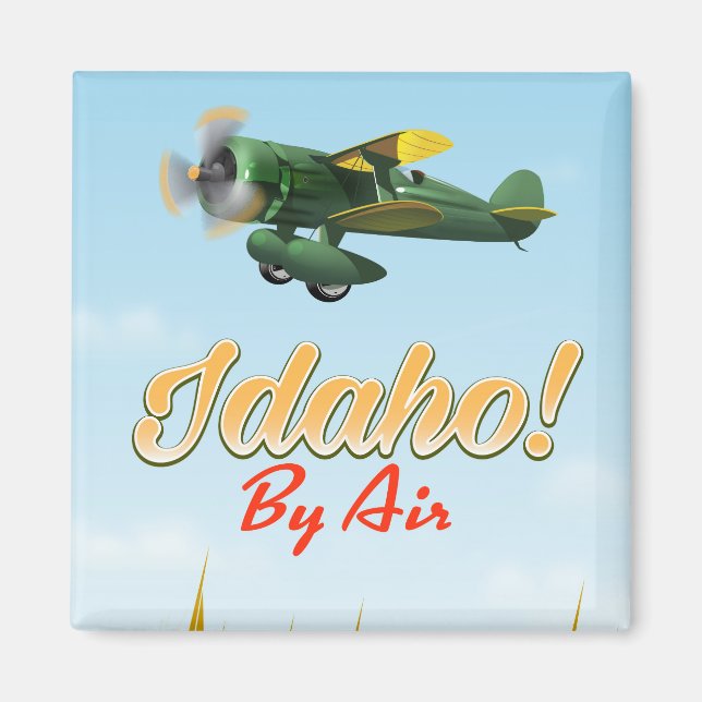 Íman Idaho! De avião (Frente)