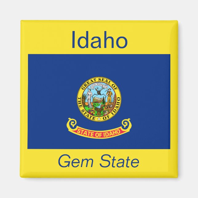 Íman Idaho Flag Magnet (Frente)