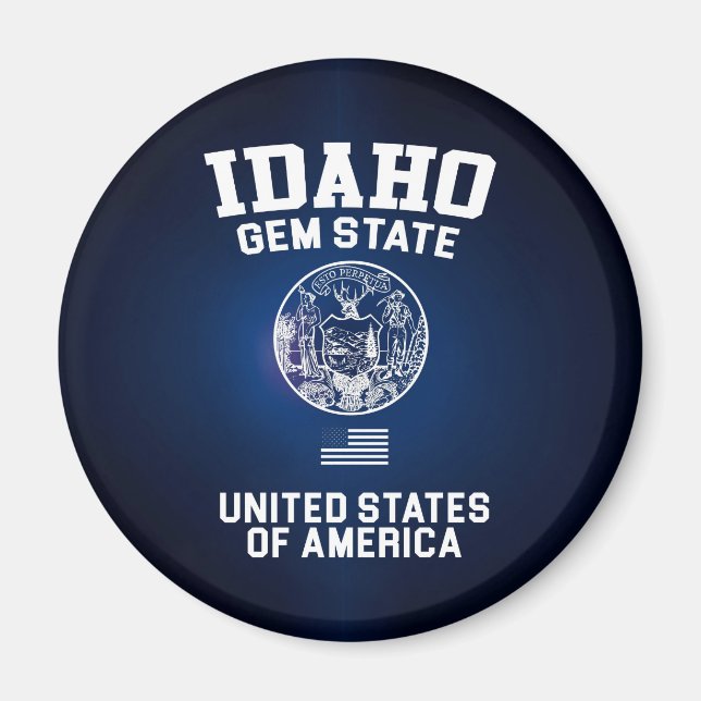 Íman Idaho Gem State (Frente)