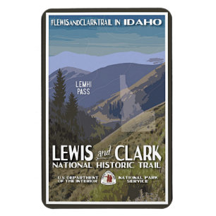 Íman Idaho. Lewis & Clark Trail