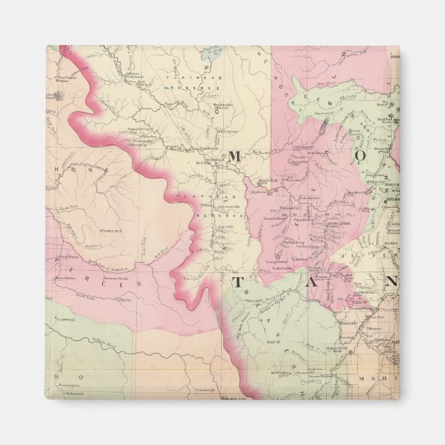 Íman Idaho, Montana West (Frente)