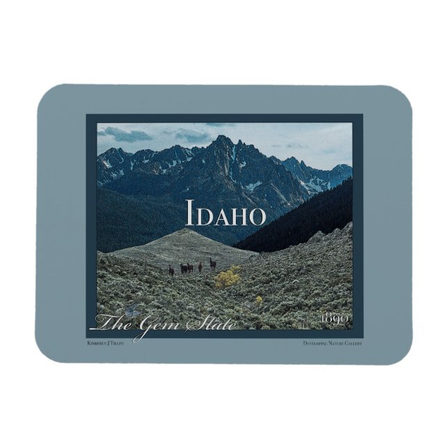 Íman Idaho Poster Art (Horizontal)