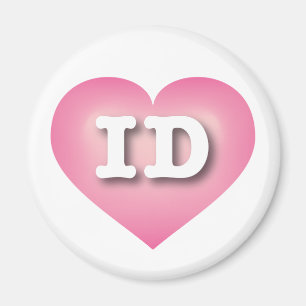 Íman Idaho Rosa Fade Heart - Big Love