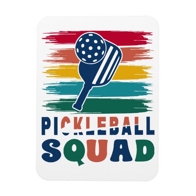 Íman Ideia de Presente para Jogadores de Pickleball (Vertical)