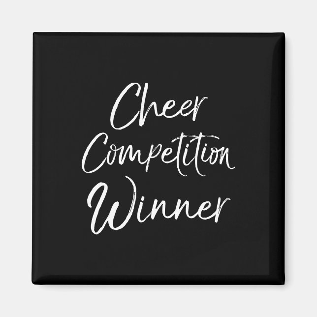 Íman Ideia de Presentes para Equipe de Cheerleading Com (Frente)