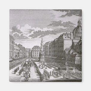 Íman Ideia de uma procissão no Graben