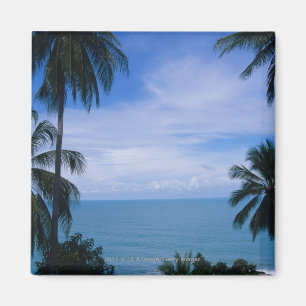 Íman Ideia do horizonte do oceano da terra