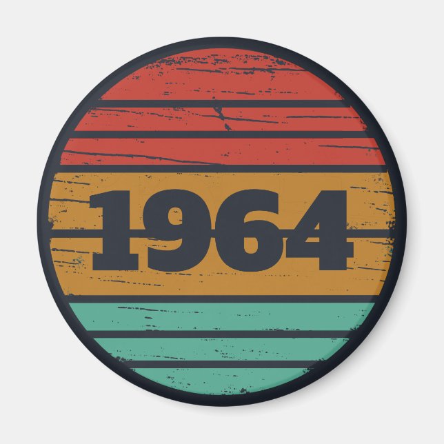 Íman Ideia personalizada de presente de aniversário de  (Frente)