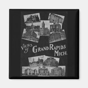 Íman Ideias do vintage de Grand Rapids Michigan