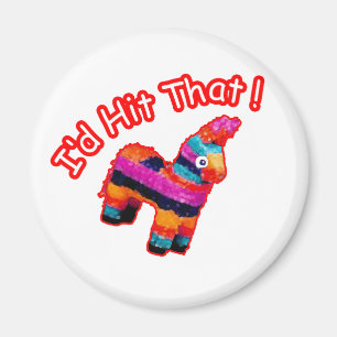 Íman Identificação BATIDA ISSO Pinata engraçado