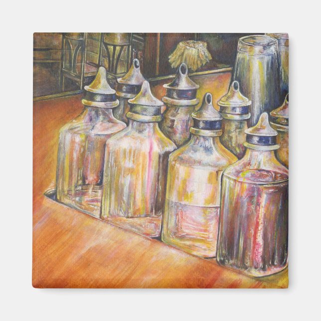 Íman Ideografia da luz Ouro (Frente)