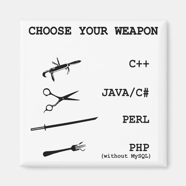 Íman Idioma de programação Perl, Java, C Sharp, Php, C+ (Frente)