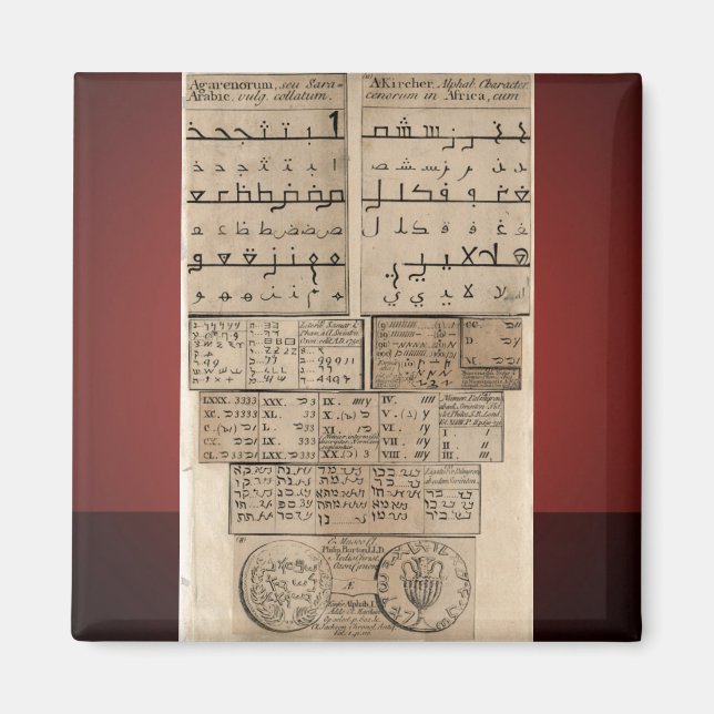 Íman Idiomas antigos (Frente)