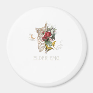 Íman Idoso Emo Engraçado Goth Mais Velho Gótico Cottage
